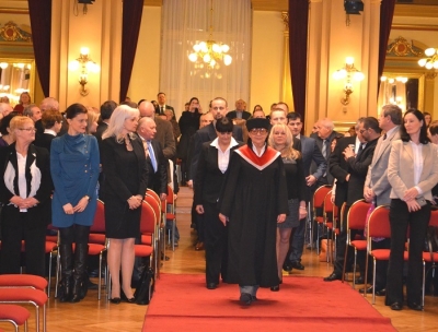 Slavnostní promoce - Business Institut - leden 2017